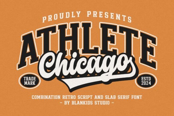 Chicago Athlete: A Retro Sporty Font for Branding