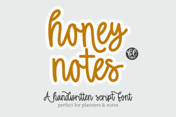 Honey Notes: The Sweet Spot for Handwritten Design
