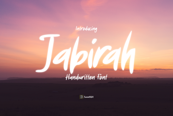 Jabirah: Why This Thick Paint Brush Script Font Stands Out