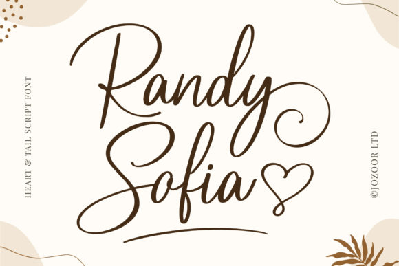 Randy Sofia: A Calligraphy Font That Brings Luxury and Sweetness
