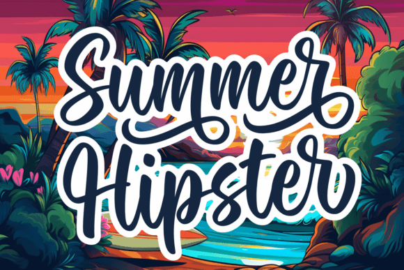 Summer Hipster: A Happy Handwritten Font for Joyful Designs