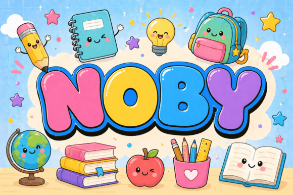 The NOBY Font: A Playful Typeface for Creative Projects