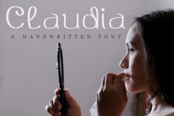 Unlocking Creative Potential with the Claudia Handwritten Font