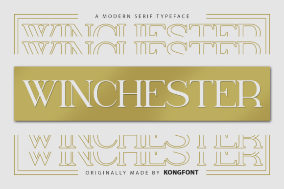 Winchester and Winchester: Unleashing Confident Design with a Distinct Serif Font